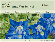 Tablet Screenshot of amyvanstensel.com